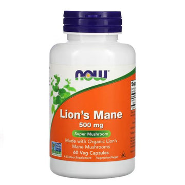 Lion's Mane, 500mg, 60 vcaps, NOW Foods - Vitax.ro