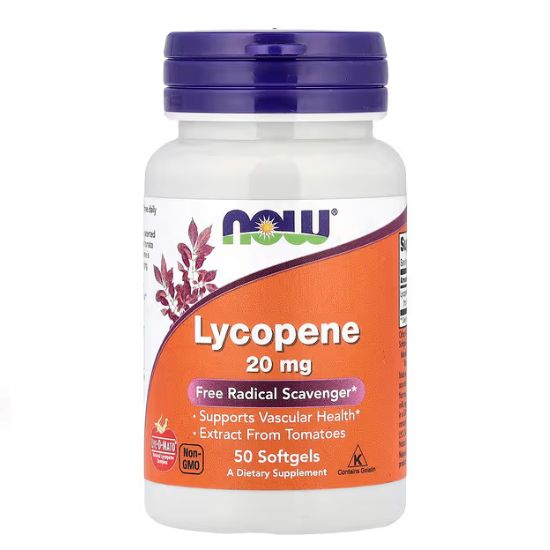 Lycopene, 20mg, 50 softgels, NOW Foods - Vitax.ro