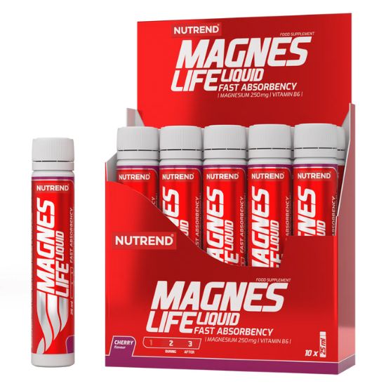 Magneslife, Cherry, 10x25 ml, Nutrend - Vitax.ro