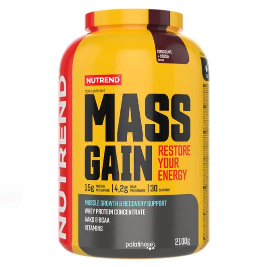 Mass Gain, Chocolate & Cocoa, 2100 g, Nutrend - Vitax.ro