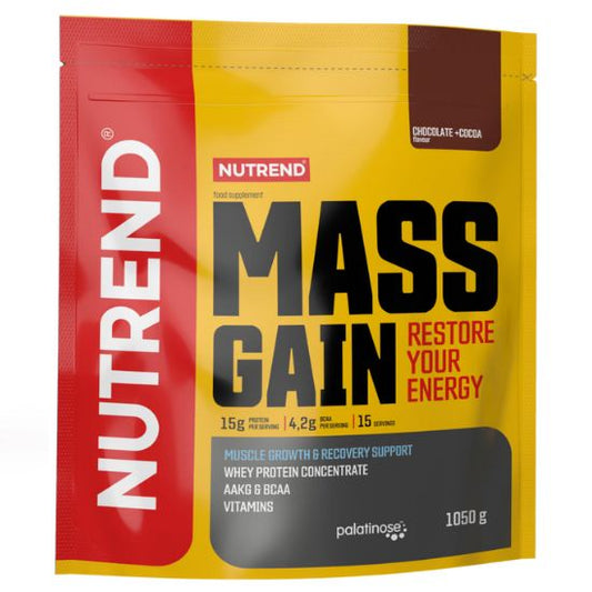 Mass Gain, Chocolate & Cocoa, 1050 g, Nutrend - Vitax.ro