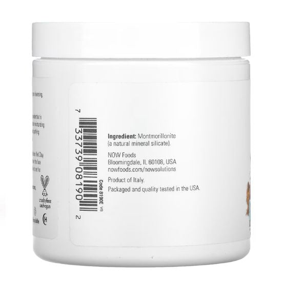 Red Clay Powder Moroccan, 170g, NOW Foods - Vitax.ro