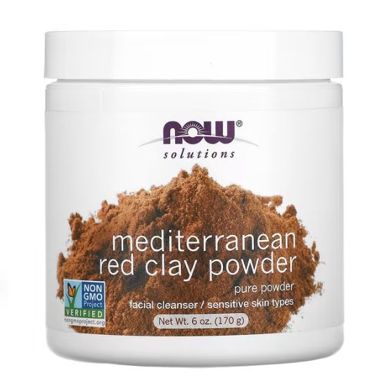 Red Clay Powder Moroccan, 170g, NOW Foods - Vitax.ro