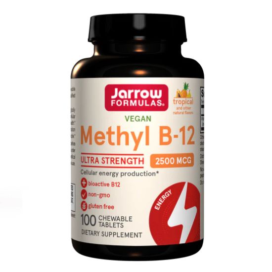 Methyl B-12, 2500mcg, 100 lozenges, Jarrow Formulas - Vitax.ro