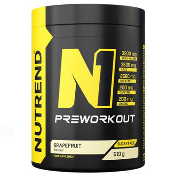 N1 Pre-Workout, Grapefruit, 510g, Nutrend - Vitax.ro