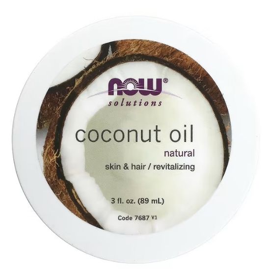 Coconut Oil - Skin & Hair Revitalizing, 89 ml, NOW Foods - Vitax.ro