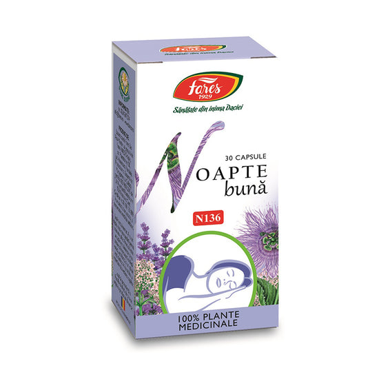 Noapte Buna N136, Fares, 30 Capsule - Vitax.ro