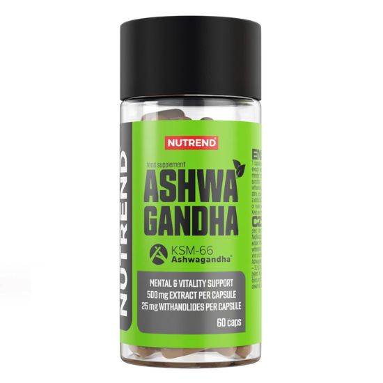 Ashwagandha, 60 caps, Nutrend - Vitax.ro