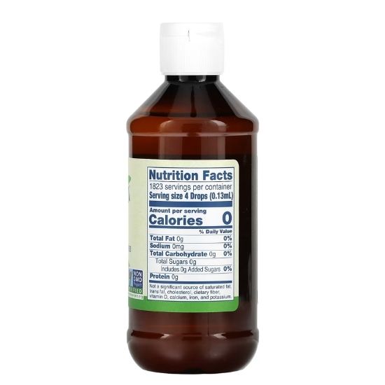 Better Stevia Liquid, Organic, 237 ml, NOW Foods - Vitax.ro