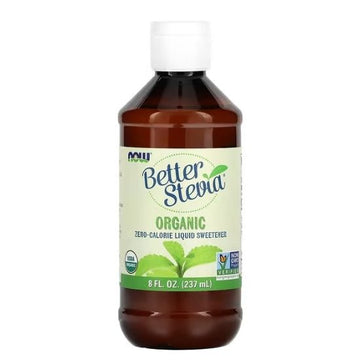 Better Stevia Liquid, Organic, 237 ml, NOW Foods - Vitax.ro