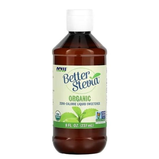 Better Stevia Liquid, Organic, 237 ml, NOW Foods - Vitax.ro