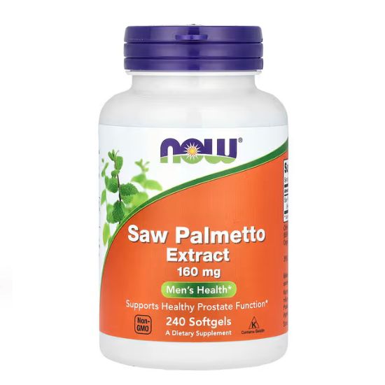 Saw Palmetto Extract, 160mg, 240 softgels, NOW Foods - Vitax.ro