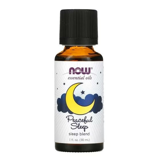 Essential Oil, Peaceful Sleep Oil, 30 ml, NOW Foods - Vitax.ro