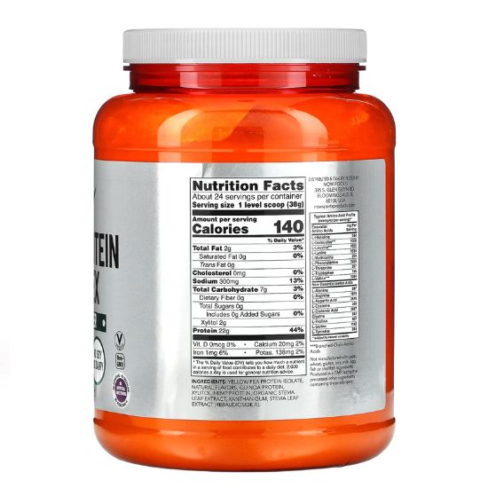 Plant Protein Complex, Creamy Vanilla, 907g, NOW Foods - Vitax.ro