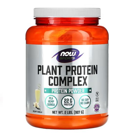 Plant Protein Complex, Creamy Vanilla, 907g, NOW Foods - Vitax.ro