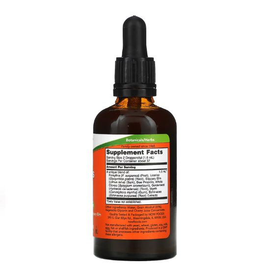 Propolis Plus Extract, 60 ml, NOW Foods - Vitax.ro