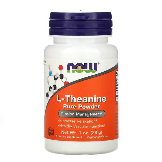 L-Theanine, Pure Powder, 28g, NOW Foods - Vitax.ro
