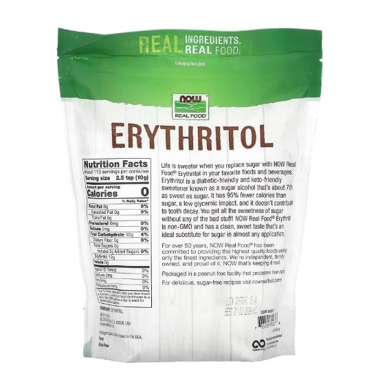 Erythritol, Pure, 1134g, NOW Foods - Vitax.ro