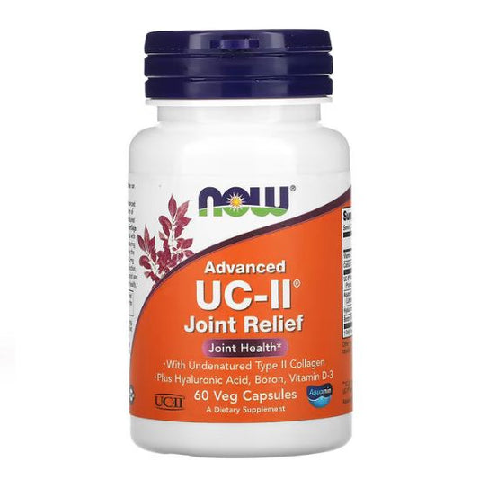 UC-II Advanced Joint Relief, 60 vcaps, NOW Foods - Vitax.ro