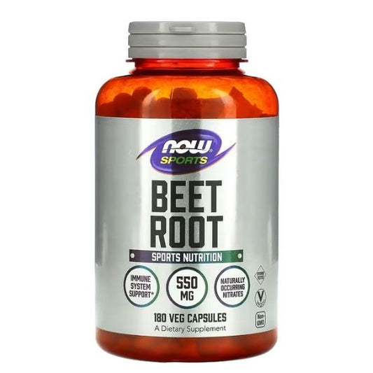 Beet Root Capsules, 180 vcaps, NOW Foods - Vitax.ro
