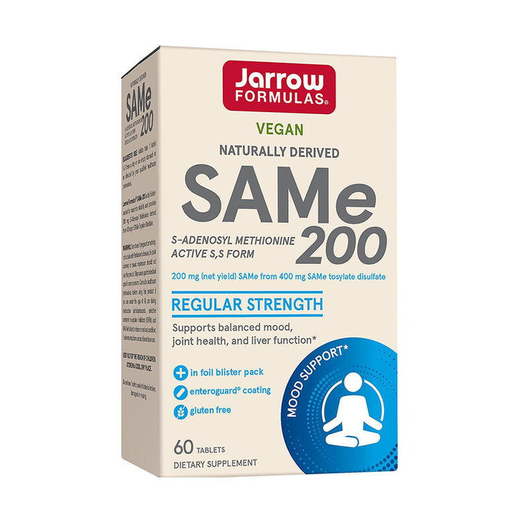 SAM-E 200mg, Jarrow Formulas, 60 Tablete Filmate Vegetale Protejate Enteric - Vitax.ro