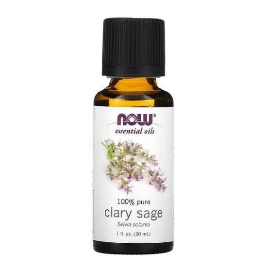 Essential Oil, Clary Sage Oil, 30 ml, NOW Foods - Vitax.ro