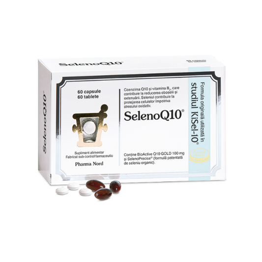 SelenoQ10, Pharma Nord, 60 Capsule + 60 Tablete - Vitax.ro