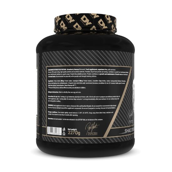 Shadowhey Hydrolysate, Strawberry-Banana, 2270g, Dorian Yates - Vitax.ro