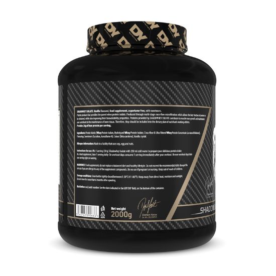 Shadowhey Isolate, Vanilla 2000g, Dorian Yates - Vitax.ro