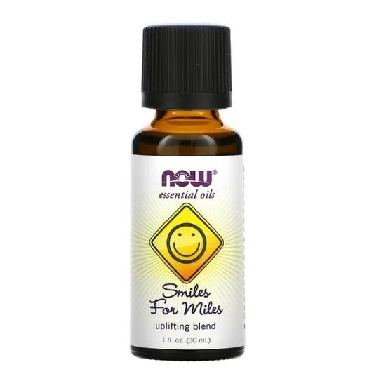 Essential Oil, Smiles for Miles Oil Blend, 30 ml, NOW Foods - Vitax.ro