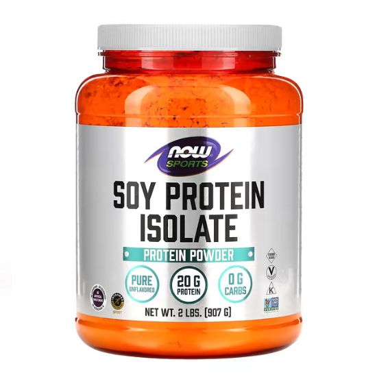 Soy Protein Isolate, Unflavored, 907g, NOW Foods - Vitax.ro