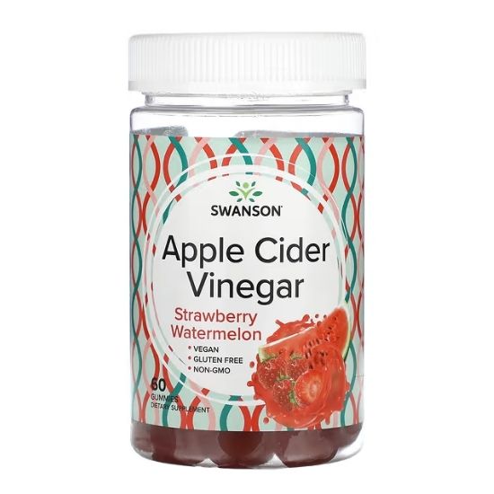 Apple Cider Vinegar Gummies 60 Gummies, Swanson - Vitax.ro