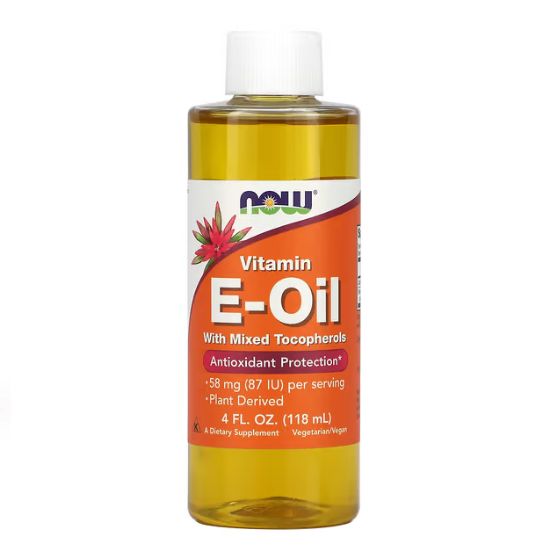 Vitamin E Natural Liquid, 118 ml, NOW Foods - Vitax.ro