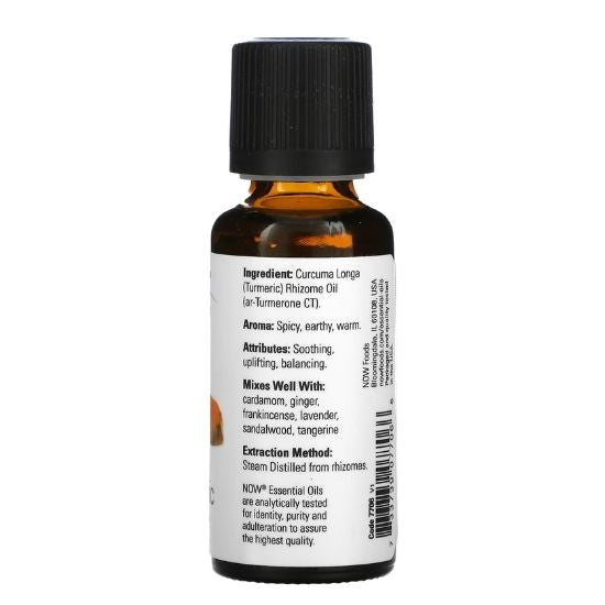 Essential Oil, Turmeric, 30 ml, NOW Foods - Vitax.ro