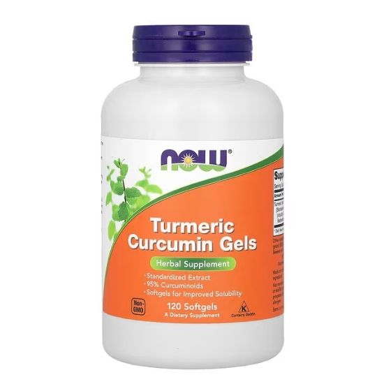 Turmeric Curcumin, 120 softgels, NOW Foods - Vitax.ro