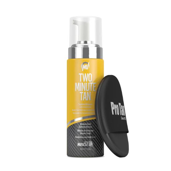 Two Minute Tan, Sunless Bronzer Instant Glow Dark Tanning Gel, 237 ml, Pro Tan - Vitax.ro