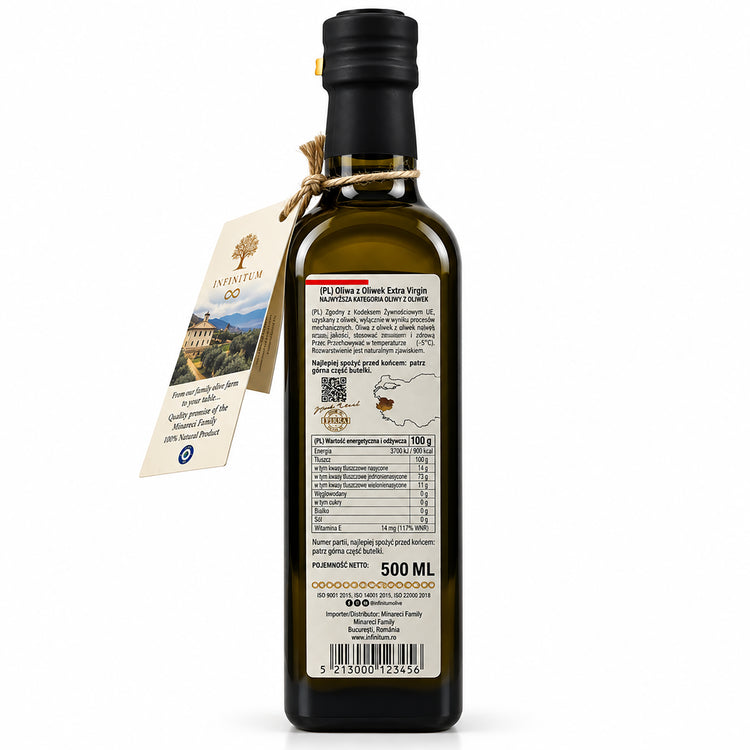 Ulei de Masline Extravirgin, 500 ml, Infinitum