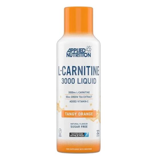 L-Carnitine Liquid 3000, Tangy Orange, 495 ml, Applied Nutrition - Vitax.ro