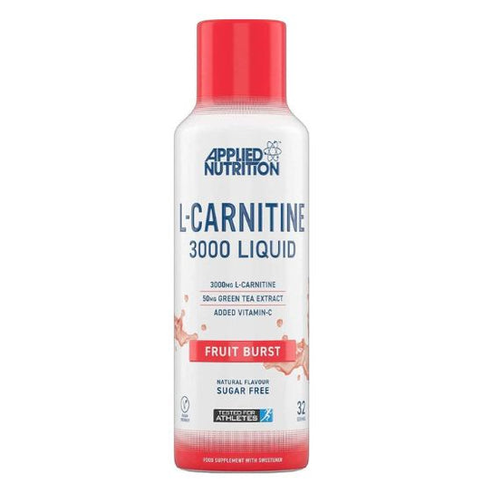 L-Carnitine Liquid 3000, Fruit Burst, 495 ml, Applied Nutrition - Vitax.ro