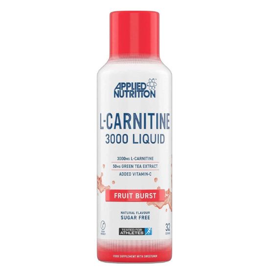 L-Carnitine Liquid 3000, Fruit Burst, 495 ml, Applied Nutrition - Vitax.ro
