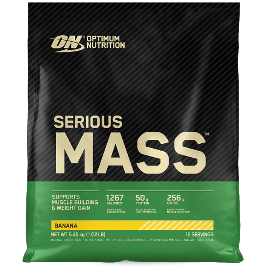 Serious Mass, Banana, 5450g, Optimum Nutrition - Vitax.ro