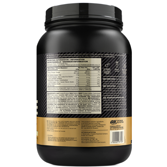 Gold Standard 100% Isolate, Chocolate, 930g, Optimum Nutrition - Vitax.ro