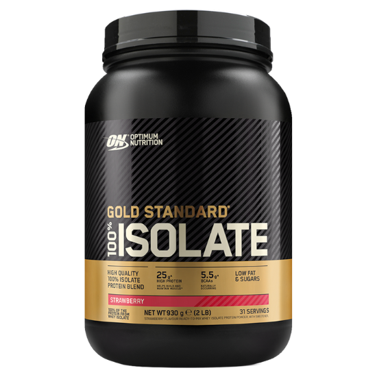 Gold Standard 100% Isolate, Strawberry, 930g, Optimum Nutrition - Vitax.ro