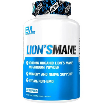 Lion's Mane, Capsules, 60 vcaps, EVLution Nutrition - Vitax.ro