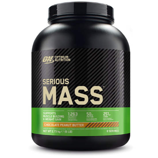 Serious Mass, Chocolate Peanut Butter, 2730g, Optimum Nutrition - Vitax.ro