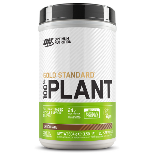 Gold Standard 100% Plant, Chocolate, 684g, Optimum Nutrition - Vitax.ro