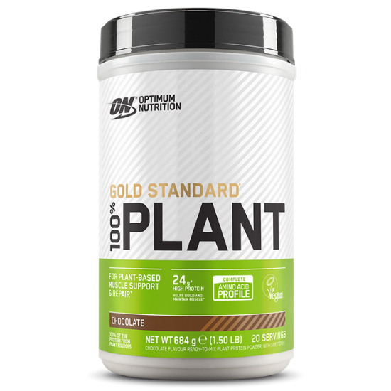 Gold Standard 100% Plant, Chocolate, 684g, Optimum Nutrition - Vitax.ro