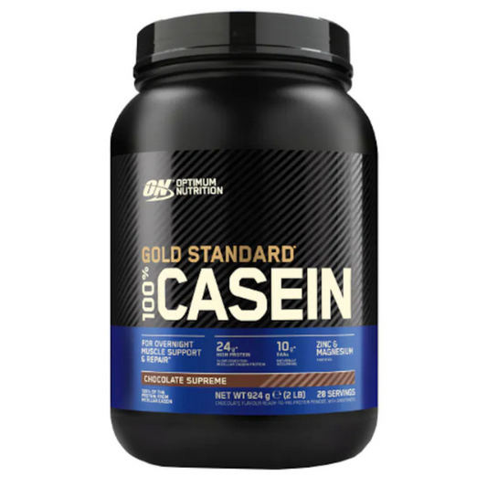 Gold Standard 100% Casein, Chocolate Supreme, 908g, Optimum Nutrition - Vitax.ro