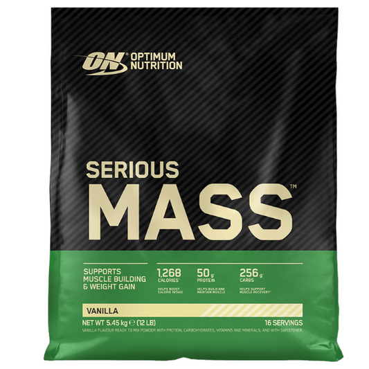 Serious Mass, Vanilla, 5450g, Optimum Nutrition - Vitax.ro