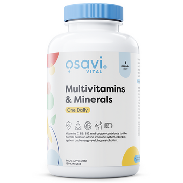 Multivitamins & Minerals One Daily, 180 caps, Osavi - Vitax.ro